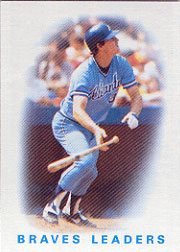 1986 Topps Baseball Cards      456     Braves Leaders#{Dale Murphy